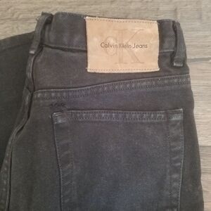 Vinatge  Black Calvin Klein Jeans Size 7 Flares